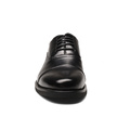 Men black leather safety shoes business for office